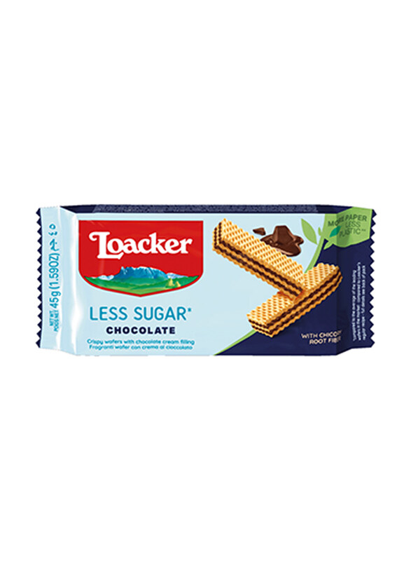 

Loacker Classic Less Sugar Chocolate Wafers, 45g