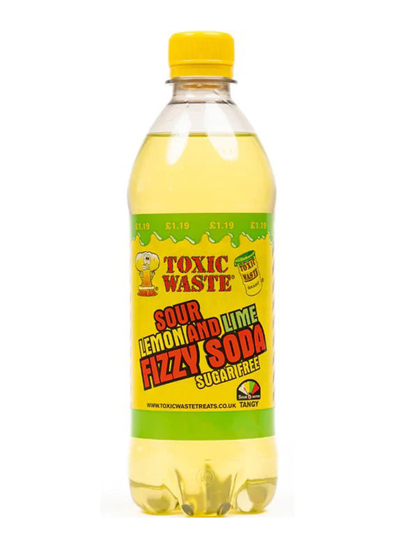 Toxic Waste Sour Lemon & Lime Fizzy Soda, 500g