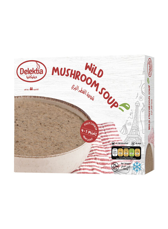 

Delektia Wild Mushroom Soup Frozen Meal, 500g