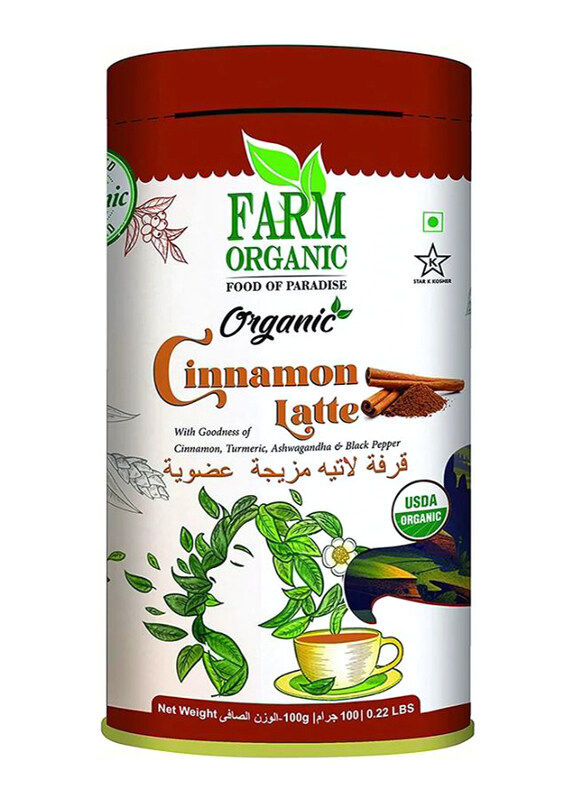 

Farm Organic Gluten Free Cinnamon Latte Mix Tea, 100g