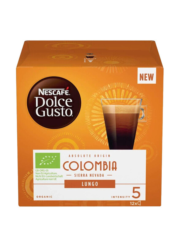 Nescafe Dolce Gusto Lungo Colombia Coffee Pods, 12 Capsules, 84g