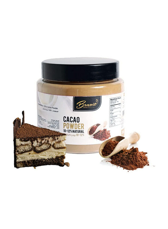 

Benoit Plant Based Raw Paleo & Vegan 10-12% Natural Cacao Powder, 200g