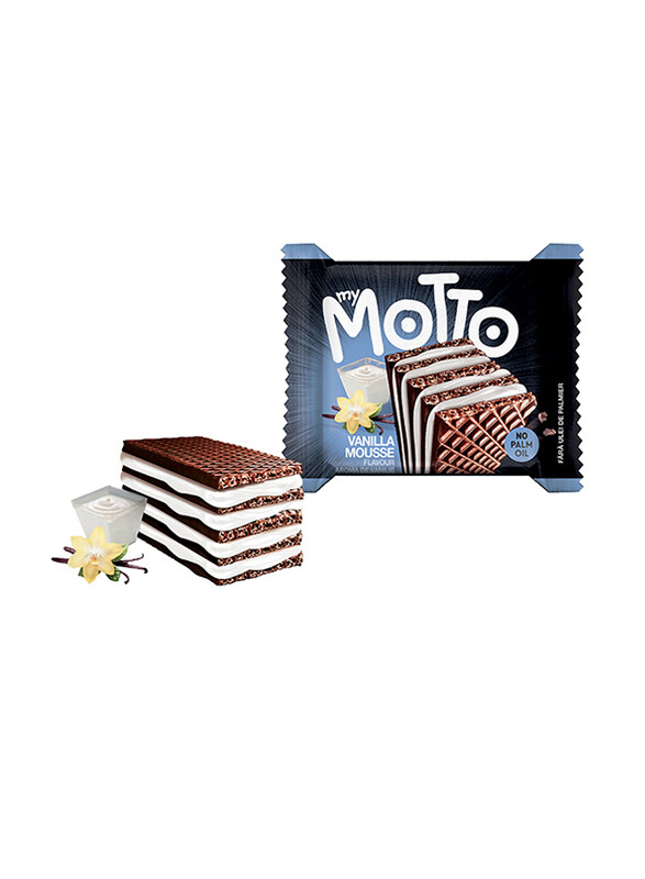 

My Motto Vanilla Mousse Cream Wafer Biscuits, 34g