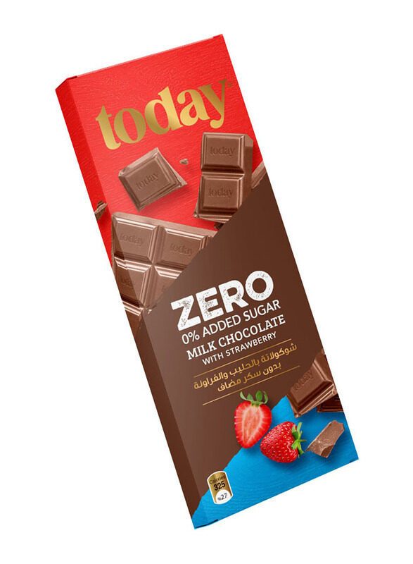 

Today Zero% Added Sugar Milk Chocolate with Strawberry, 65g