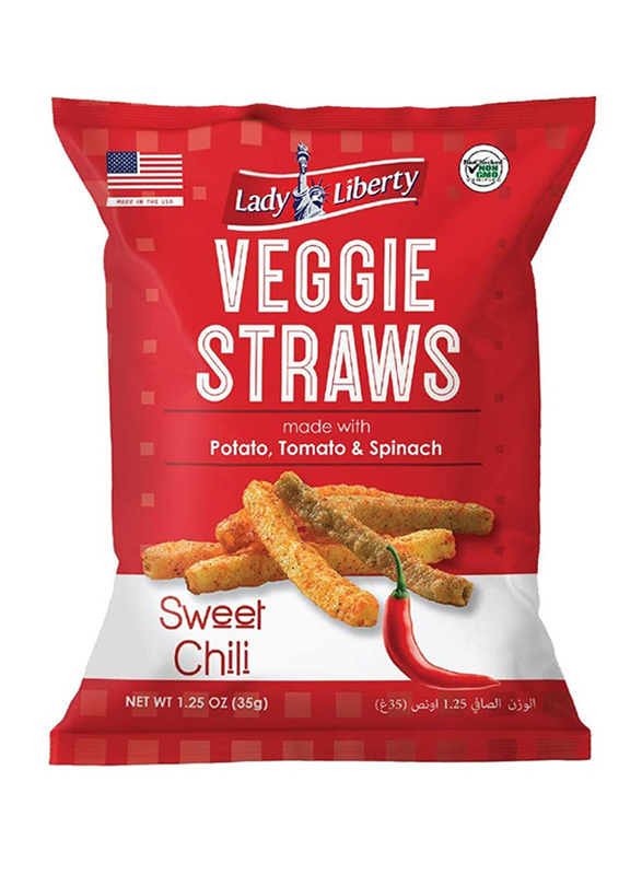 Lady Liberty Sweet Chili Veggie Straws, 35g