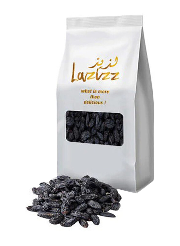 

Lazizz Jumbo Black Raisins, 250g