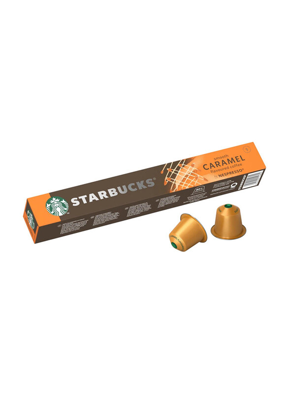 

Starbucks Smooth Caramel Flavoured By Nespresso Coffee Pods, 10 Capsules, 51g