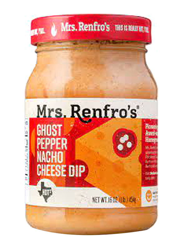 Mrs. Renfro's Nacho Cheese Dip with Ghost Pepper, 454g