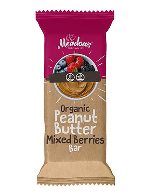 Meadows Organic & Gluten Free Mixed Fruits Peanut Butter Bar, 40g