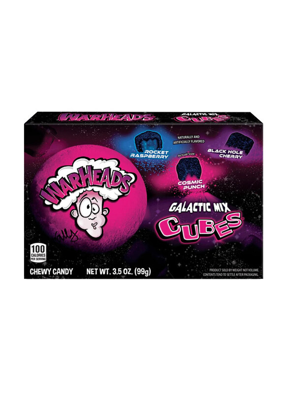 

Warheads Galactic Mix Cubes Chewy Candies, 99g