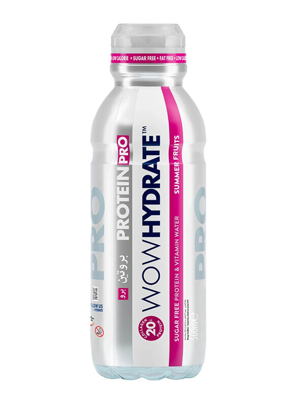 

Wow Hydrate Summer Fruits Sugar Free Protein & Vitamin Water, 500ml