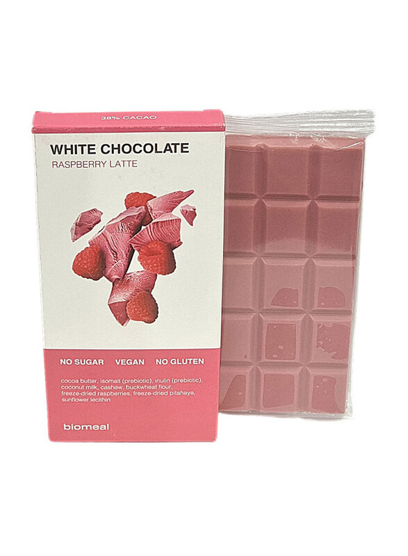 

Biomeal White Chocolate with Raspberry Latte, 50g