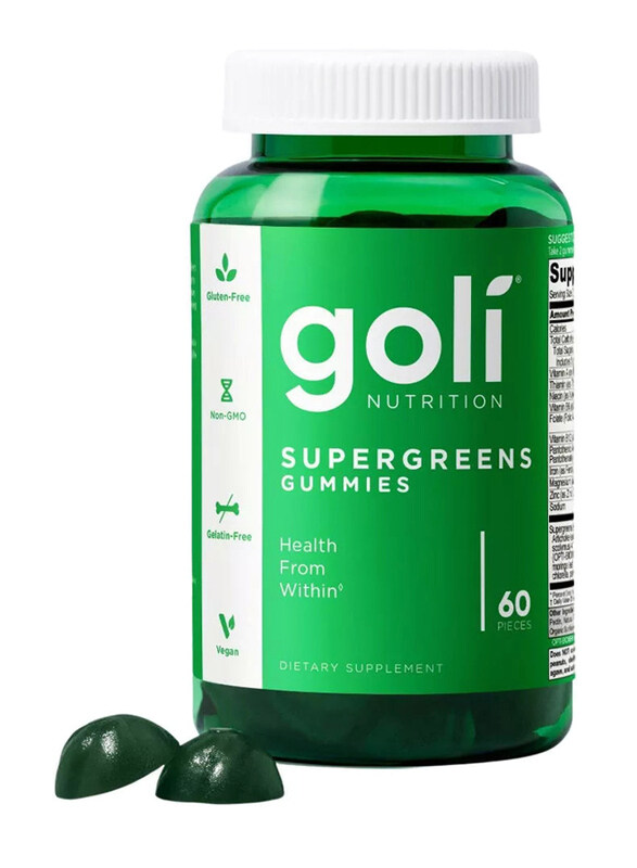 

Goli Nutrition Supergreens Gummies, 60 Gummies