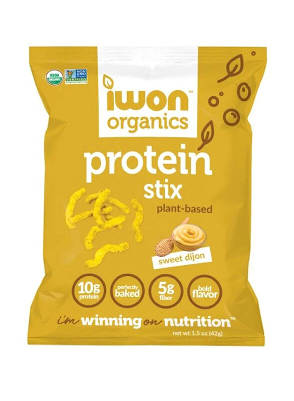 

Iwon Organics Sweet Dijon Flavored Protein Stix, 42g