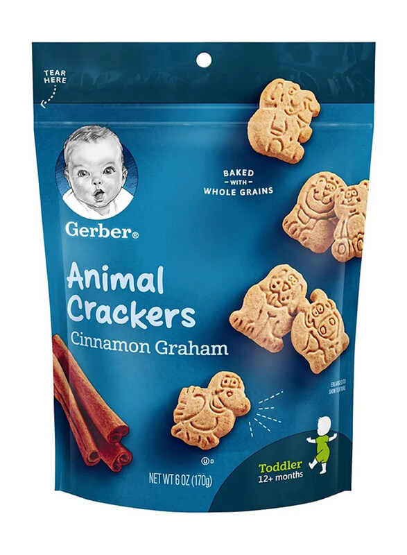 

Gerber Cinnamon Animal Crackers Pouch, 12+ Months, 170g