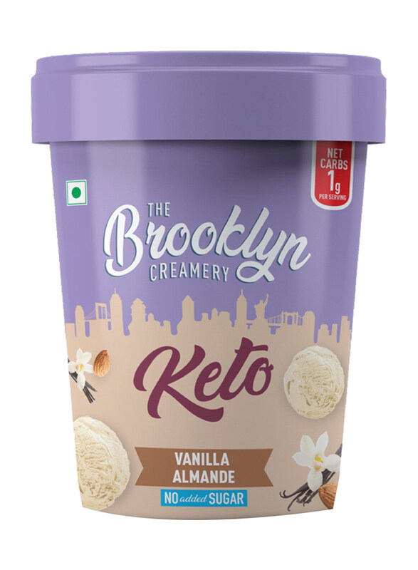 

The Brooklyn Creamery Keto Vanilla Almande Ice Cream, 450ml
