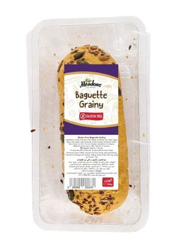 

Meadows Grainy Frozen Gluten Free French Bread, 100g