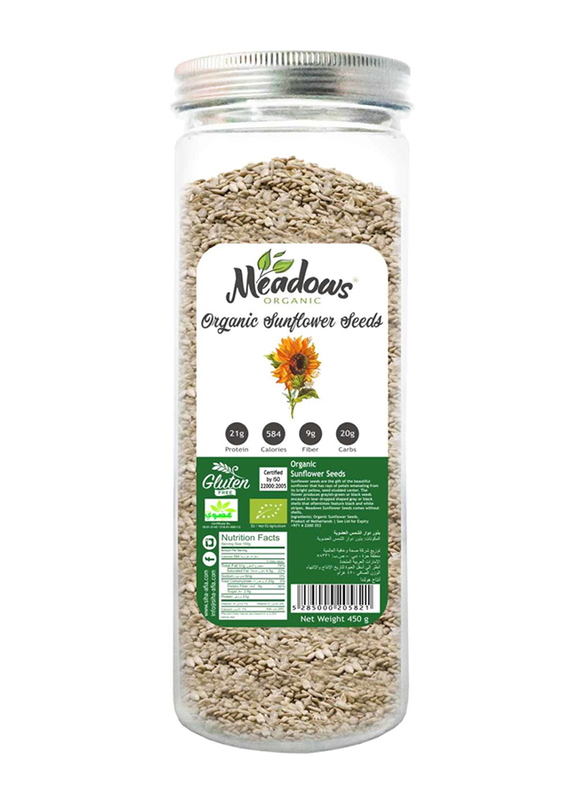 Meadows Organic Sunflower Seeds, 450g