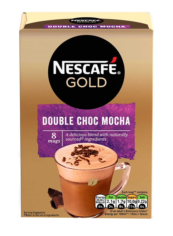 

Nescafe Gold Double Choc Mocha, 8 x 20.9g