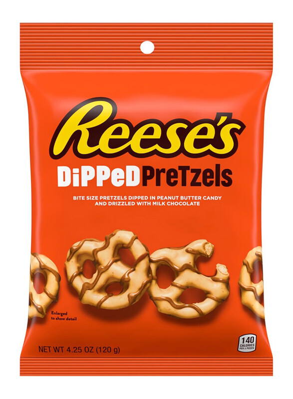 

Reese's Dipped Pretzels Peanut Butter Pouch, 120g