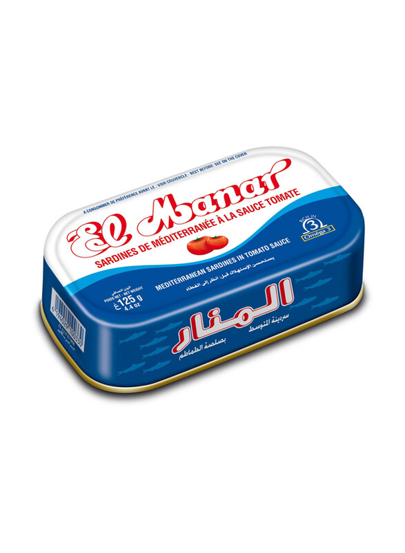 

El Manar Mediterranean Sardines With Tomato Sauce, 125g