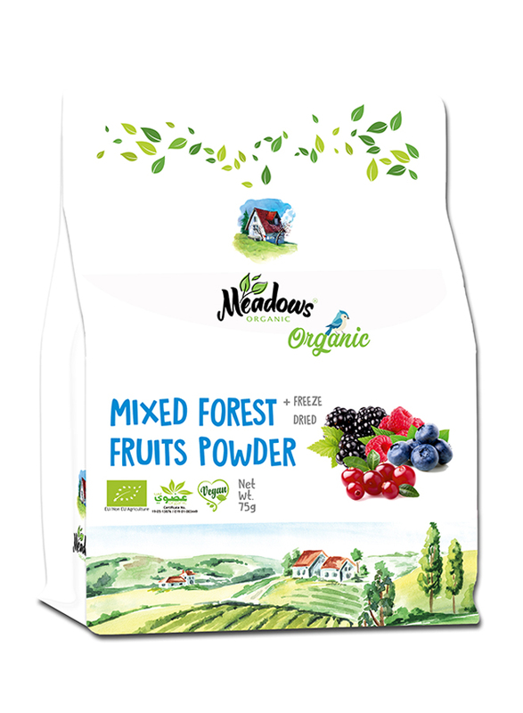 Meadows Organic Freeze Dried Mixed Forest Fruit Powder, 75g
