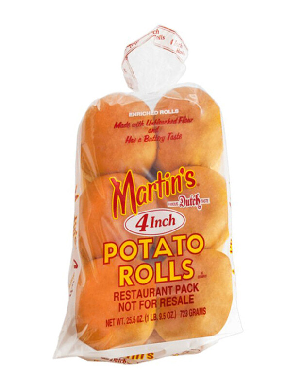 

Martin's Sliced Burger Potato Rolls 12 Sliced Buns, 4-inch, 723g