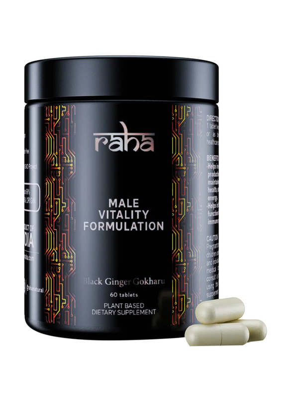 Raha Male Vitality Formulation, 60 Tablets