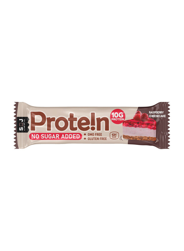 

SOJ Protein Bar, 40gm, Raspberry & Cheesecake