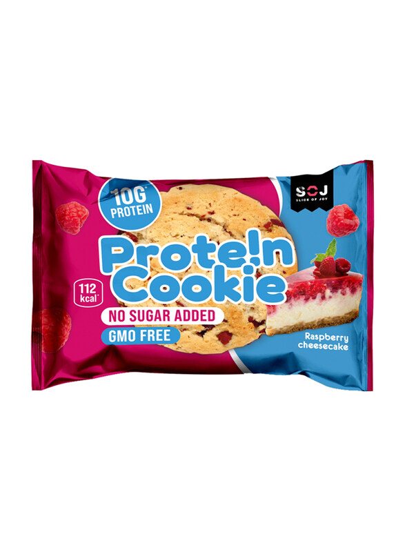 

SOJ Protein Cookie, 37gm, Raspberry Cheesecake