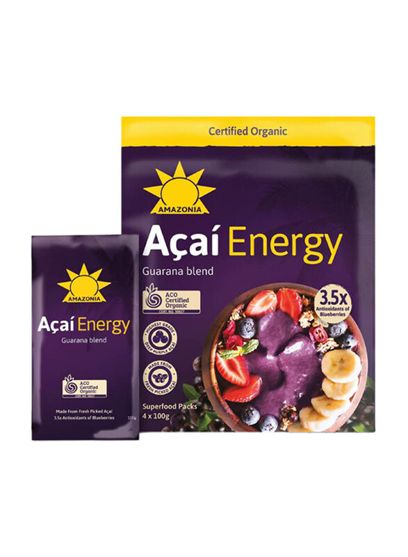 

Amazonia Frozen Organic All Natural Acai Energy, 400g