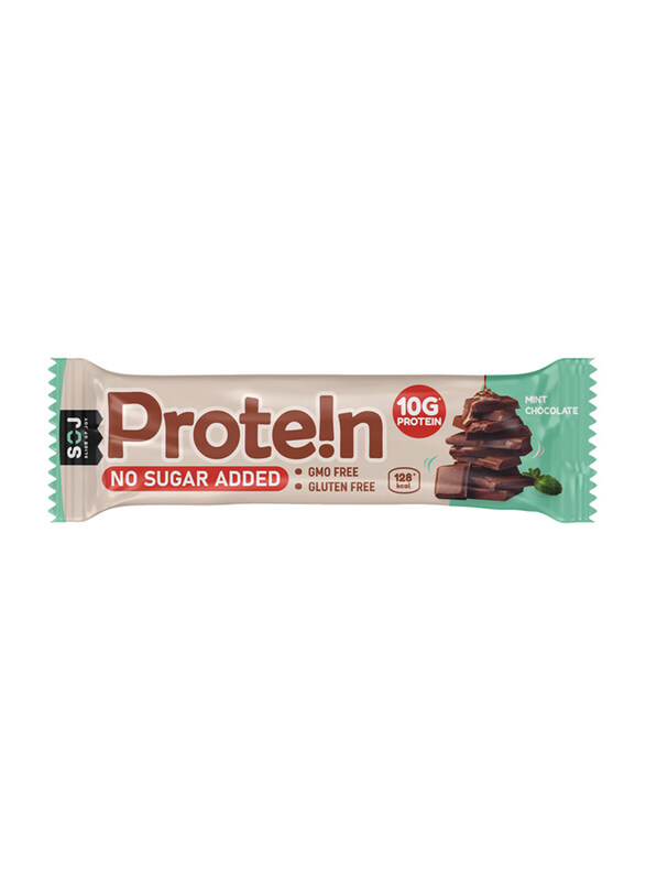 

SOJ Protein Bar, 40gm, Mint Chocolate