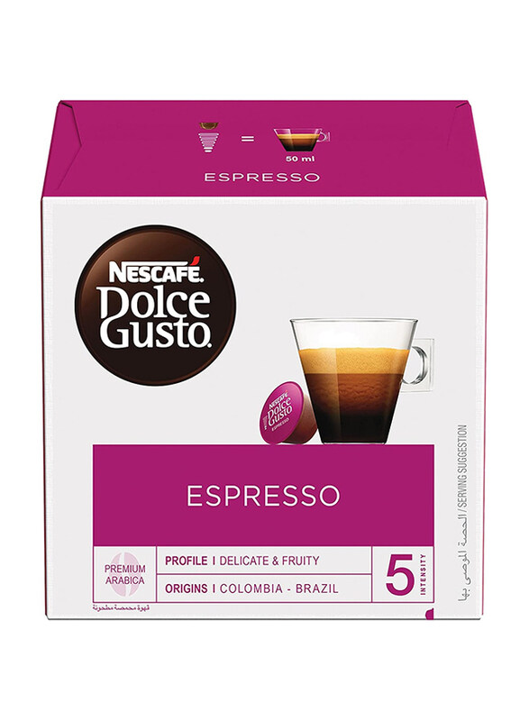 

Nescafe Dolce Gusto Espresso Coffee Capsules, 16 Capsules x 6.3g