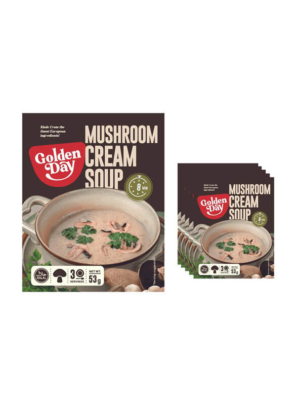 

Golden Day Cream of Mushroom Soup, 5 x 53g