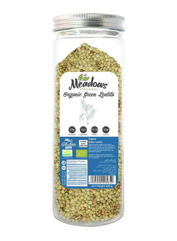 

Meadows Organic Green Lentil Seeds, 600g