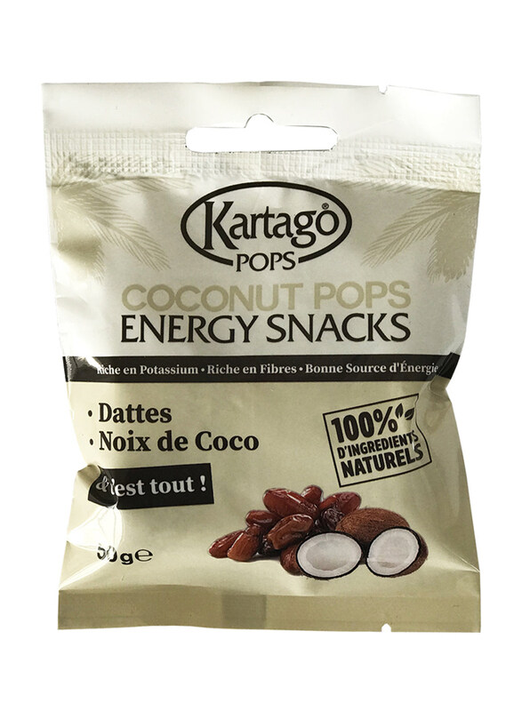 

Kartago Pops Coconut Pops Energy Snacks, 50g