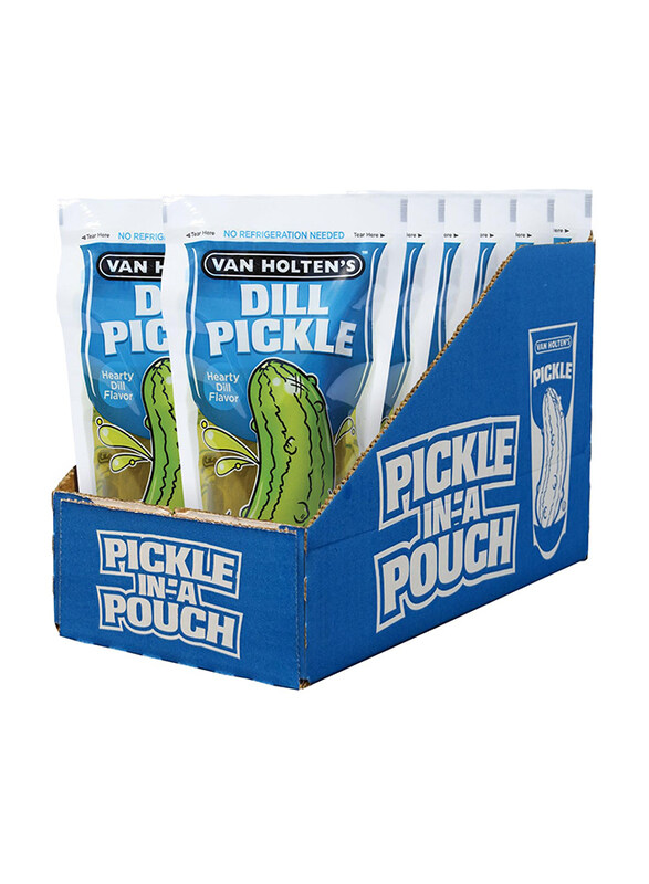 

Van Holten's Hearty Dill Flavour Large Cucumber Pickles in Pouch, 12 x 500g