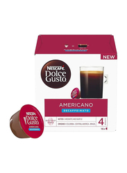 Nescafe Dolce Gusto Americano Decaffeinato Capsule Coffee, 16 Capsules, 128g