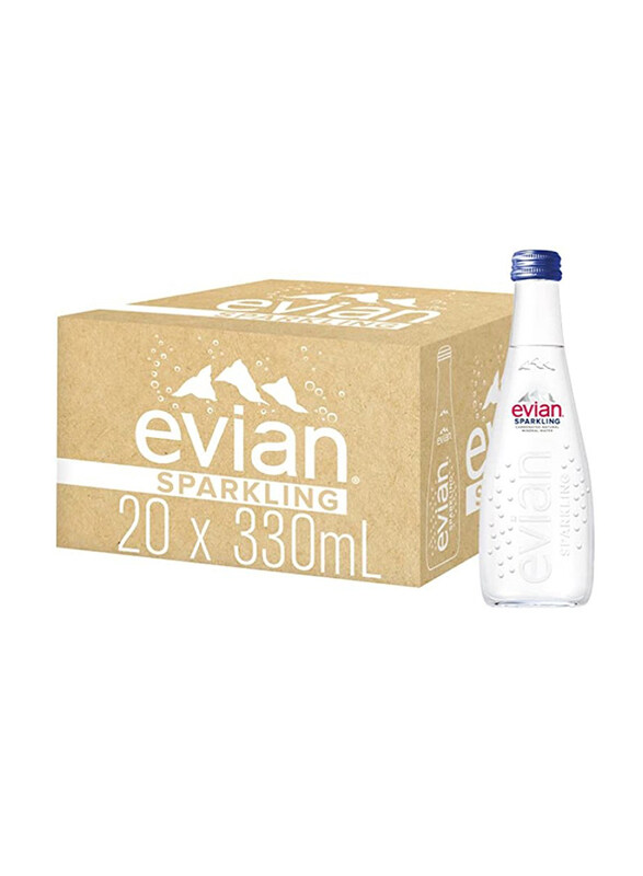 

Evian Sparkling Water, 20 x 330ml