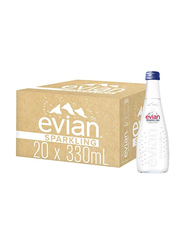 Evian Sparkling Water, 20 x 330ml
