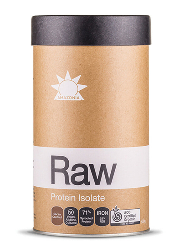 

Amazonia Raw Protein Isolate, 500g, Cacao Coconut