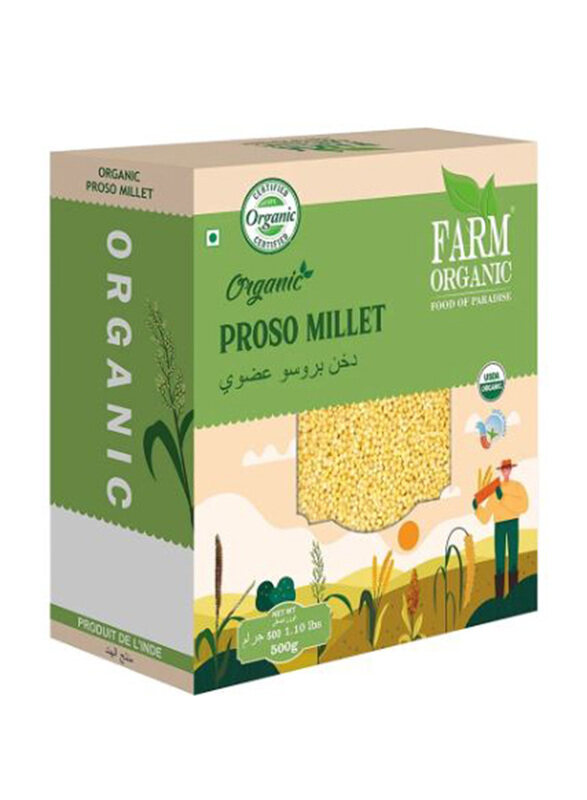 

Farm Organic Gluten Free Proso Millet, 500g