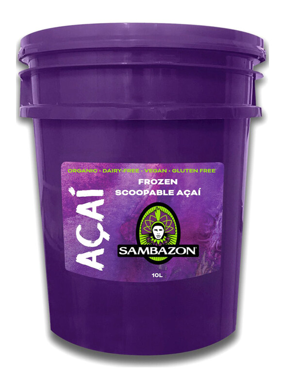 

Sambazon Organic Frozen Scoopable Acai Sorbet, 10L