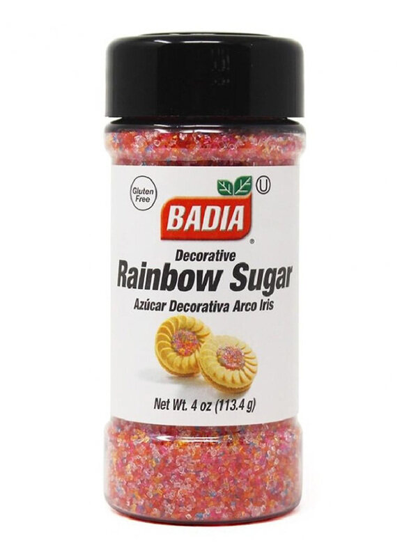 

Badia Gluten Free Rainbow Sugar, 113.4g