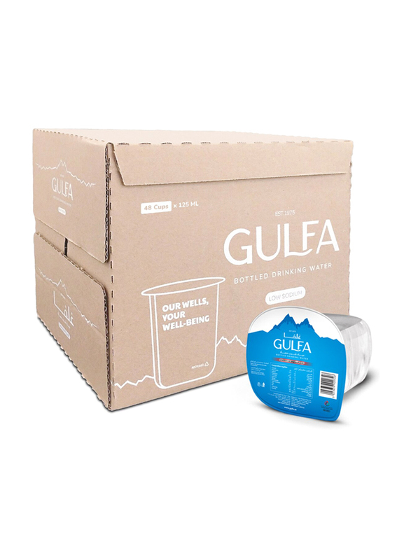 Gulfa Cups Drinking Water, 48 x 125ml