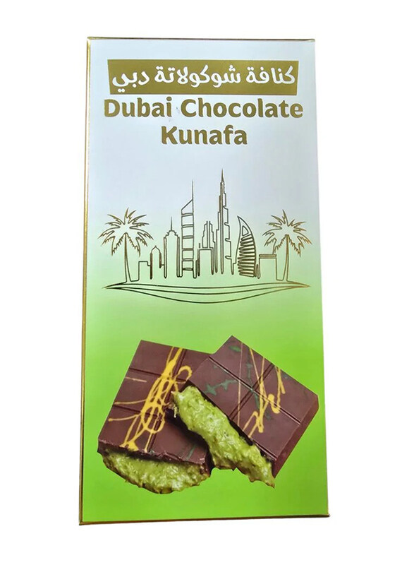 

Dubai Chocolate Kunafa with Pistachio Milk Chocolate, 130g