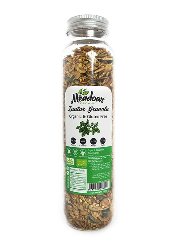 

Meadows Organic Gluten Free Zaatar Granola, 160g