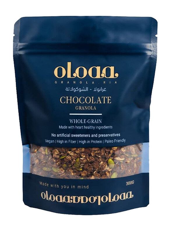 

Oloaa Whole Grain Chocolate Granola, 300g