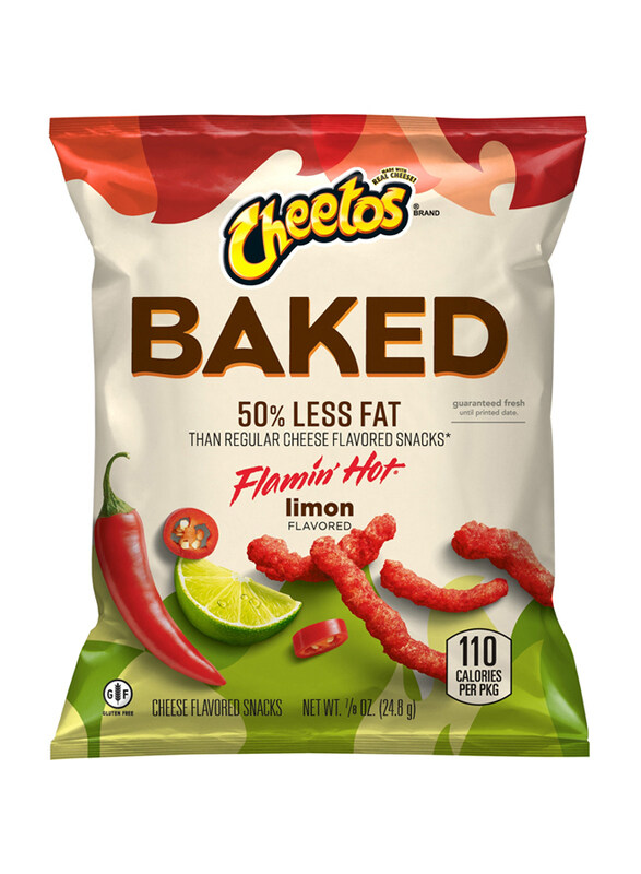 

Cheetos Baked Flamin' Hot Limon Flavoured Snacks, 24.8g