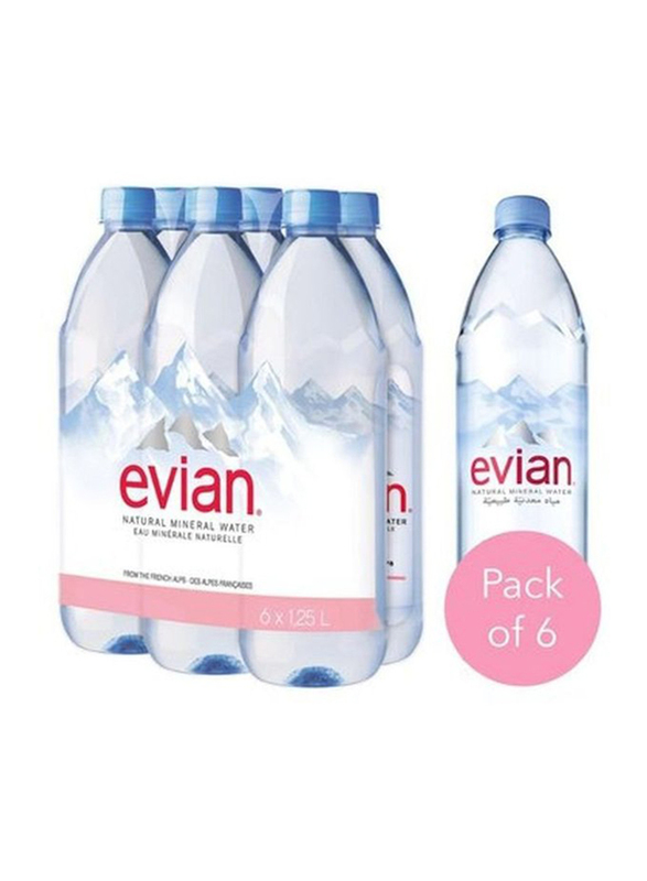Evian Natural Spring Water (1 Liter)